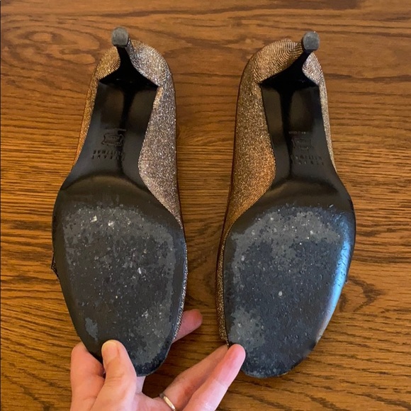 Stuart Weitzman Bowover Glitter Pumps - Picture 6 of 9
